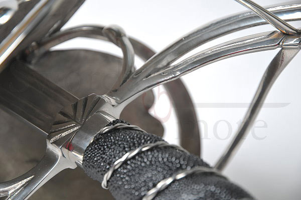 Geriffeltes Swept Hilt Rapier