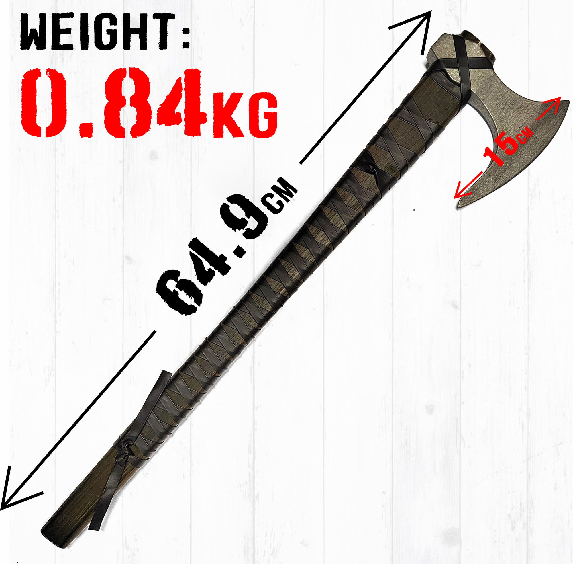 Vikings - Ragnar's axe with wall plaque