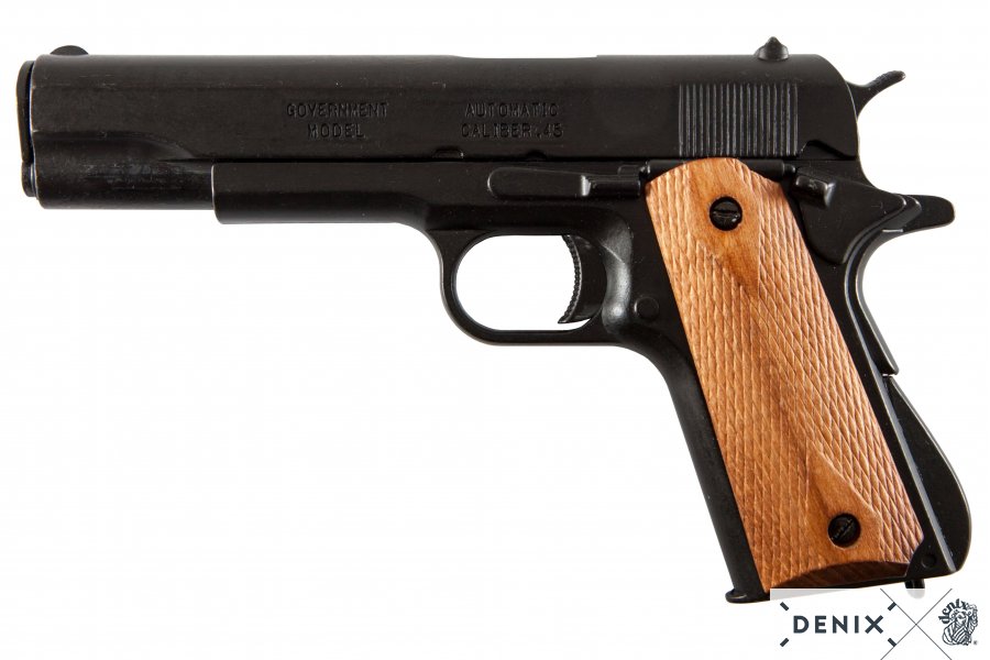 45's S-Colt Government, black, USA 1911