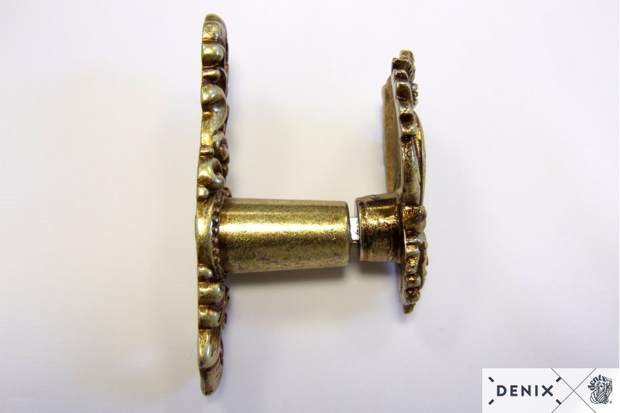 1 pair wall holder, brass color with lion