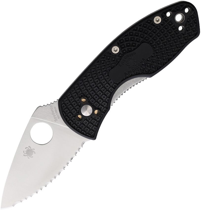 Ambitious Lightweight Folding Knife, Serrated Blade