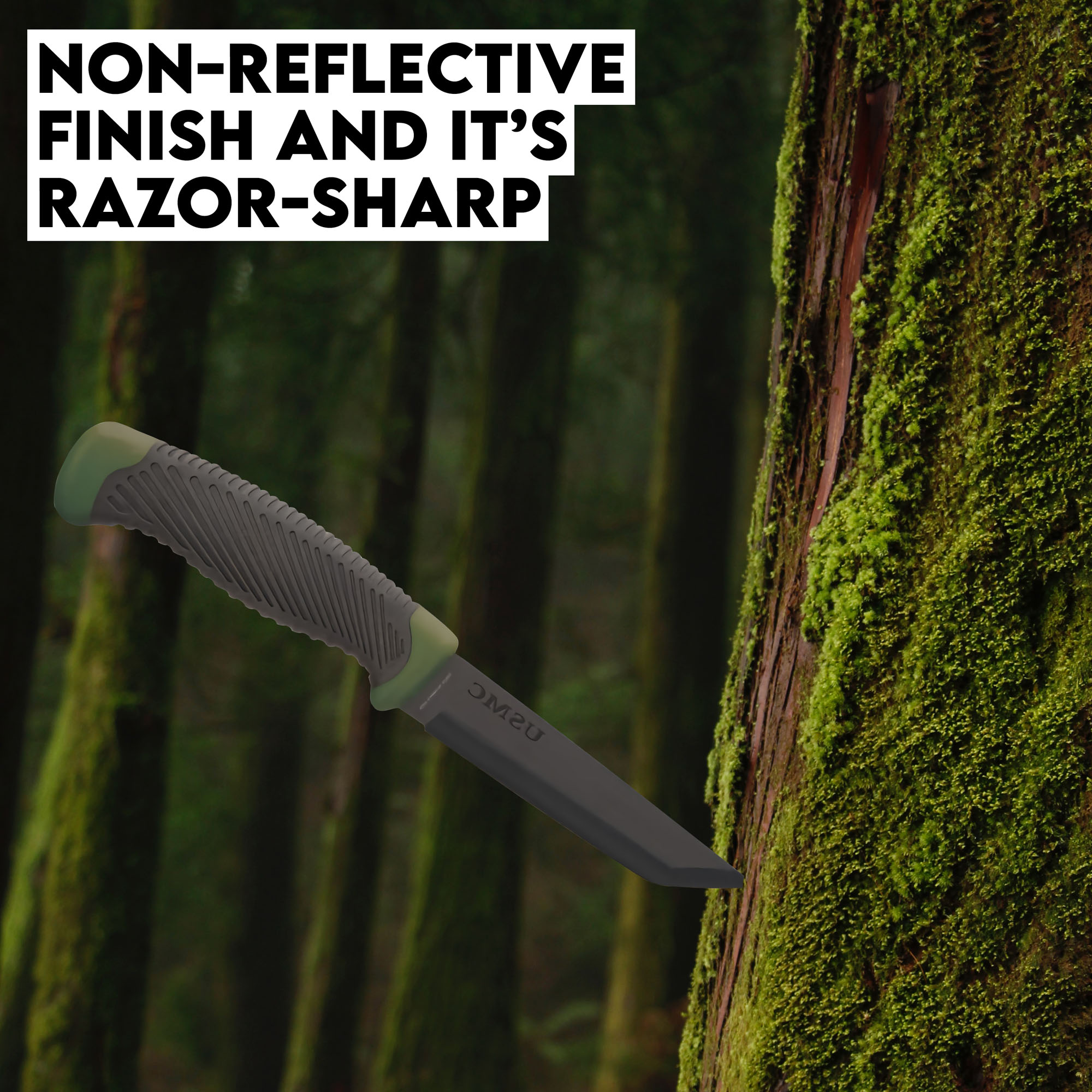 USMC Tactical Tanto Knife with Sheath