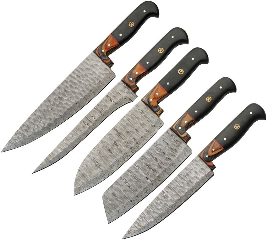 Kitchen Set W Knife Roll