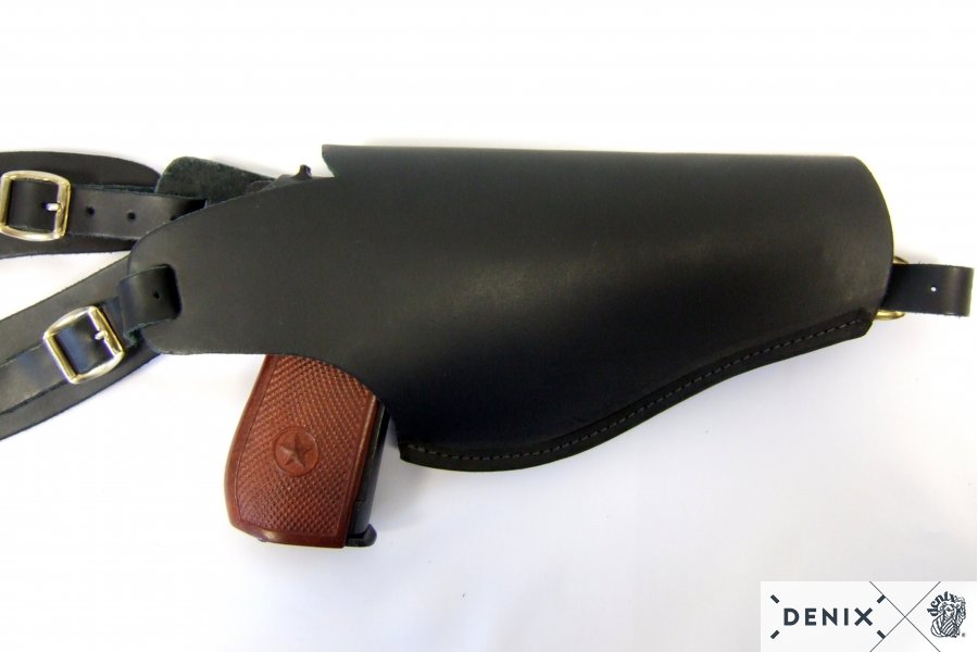 Russian Makarov pistol, red army weapon, made of metal