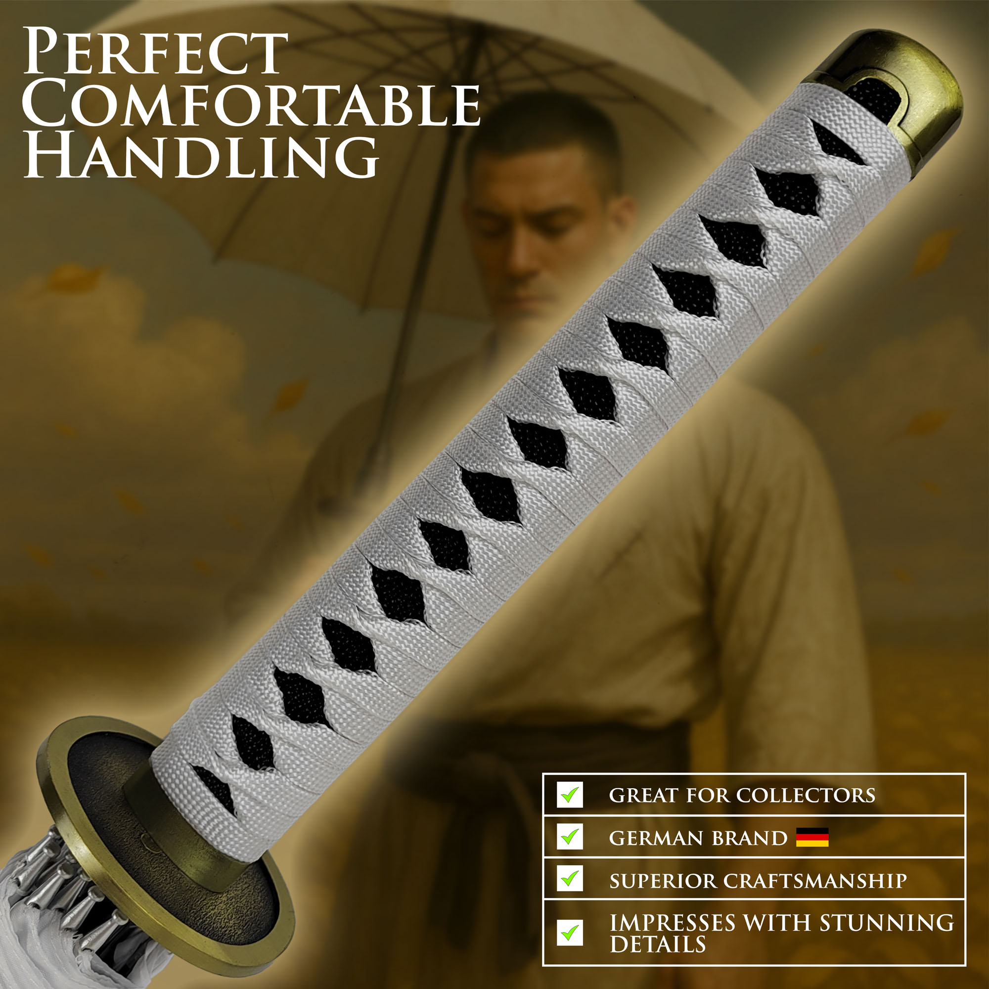 One Piece – Wado-Ichi-Monji Katana Regenschirm (16K Premium Version)