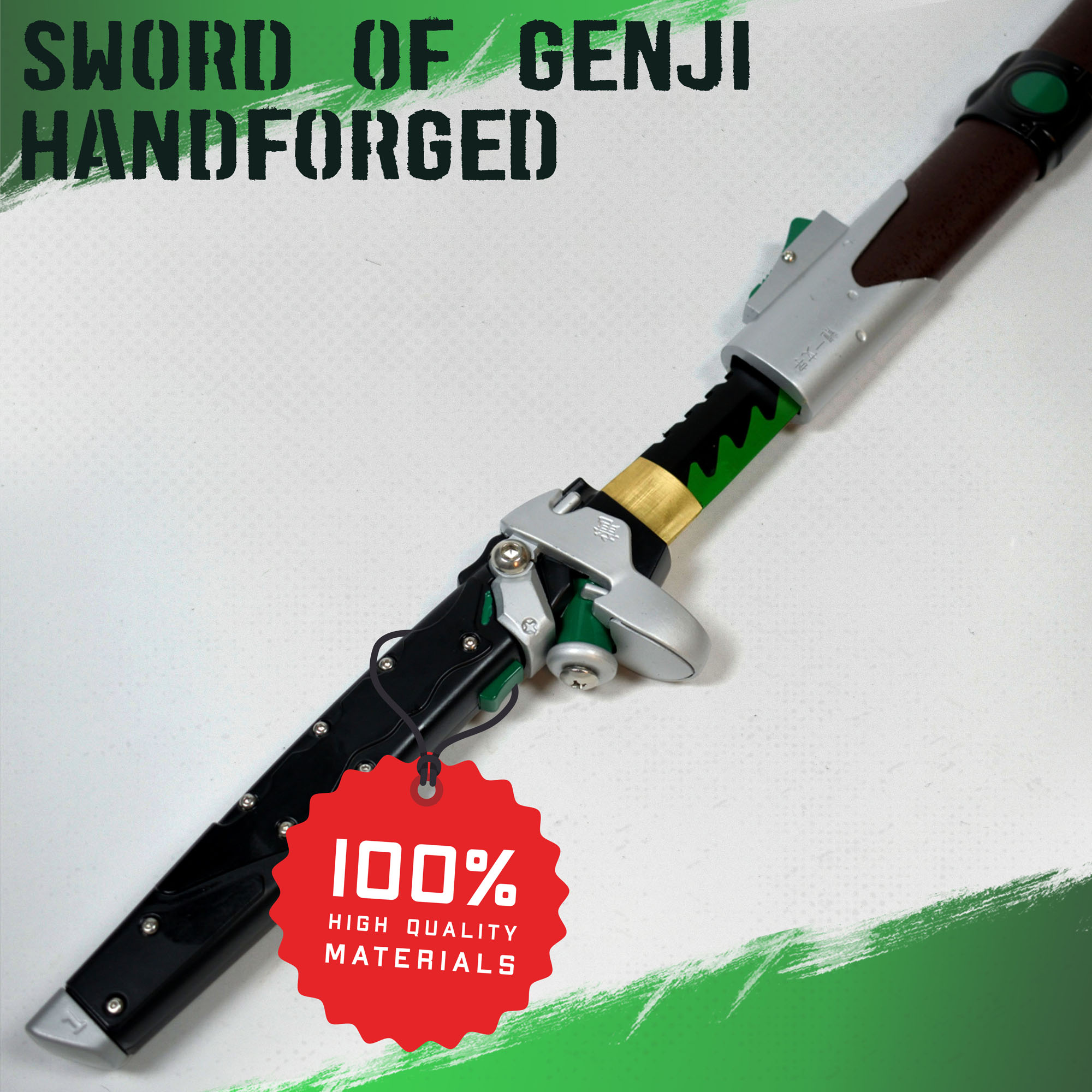 Overwatch - Schwert von Genji, handgeschmiedet