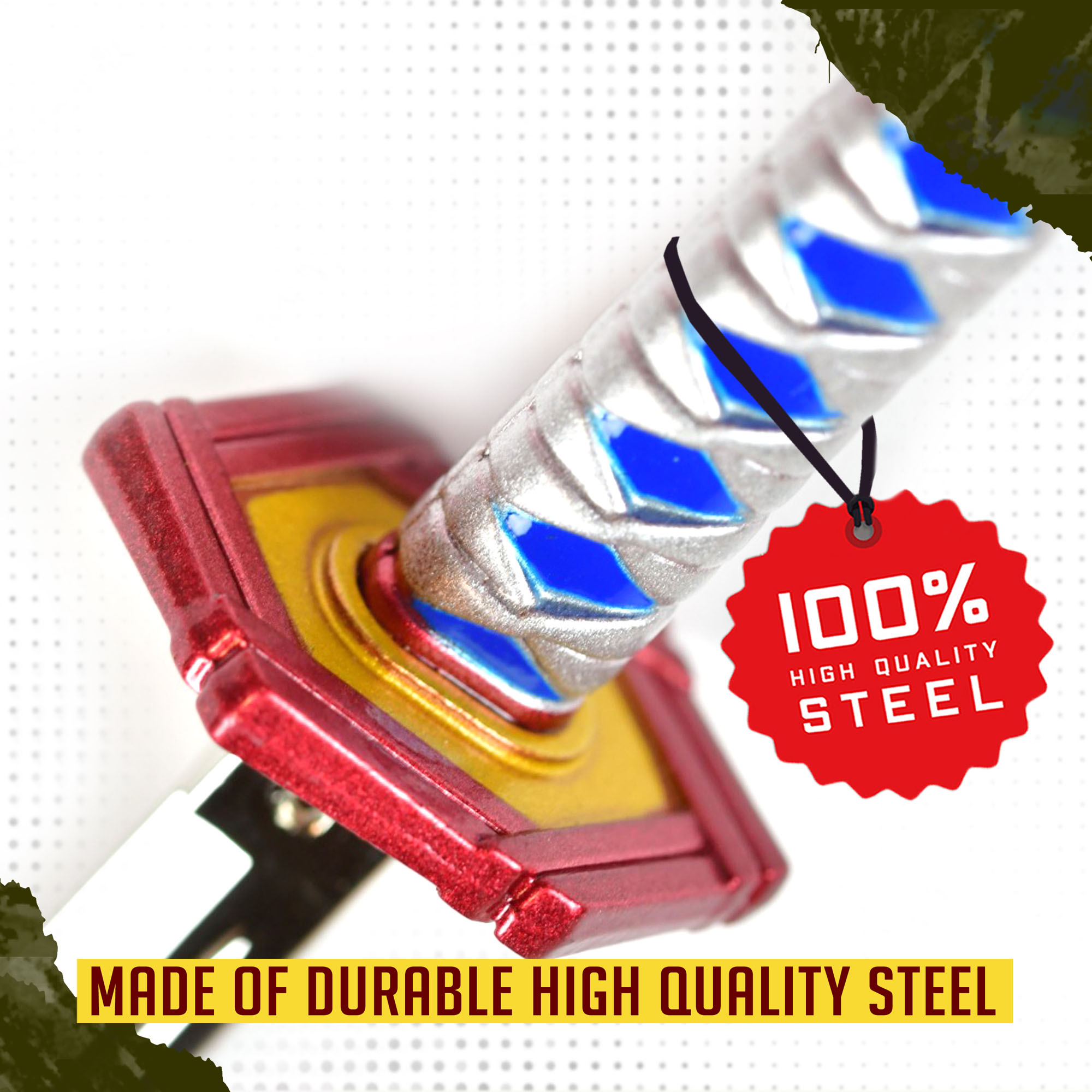 Demon Slayer – Tamioka Giyu Katana Brieföffner Schwert mit Scheide und Ständer