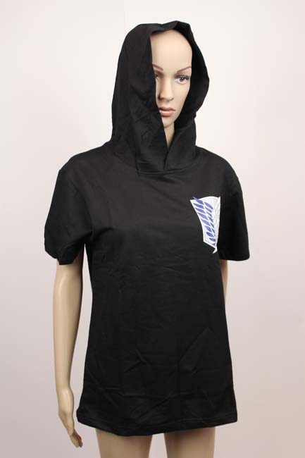 Attack on Titan - short-sleeved casual hoodie