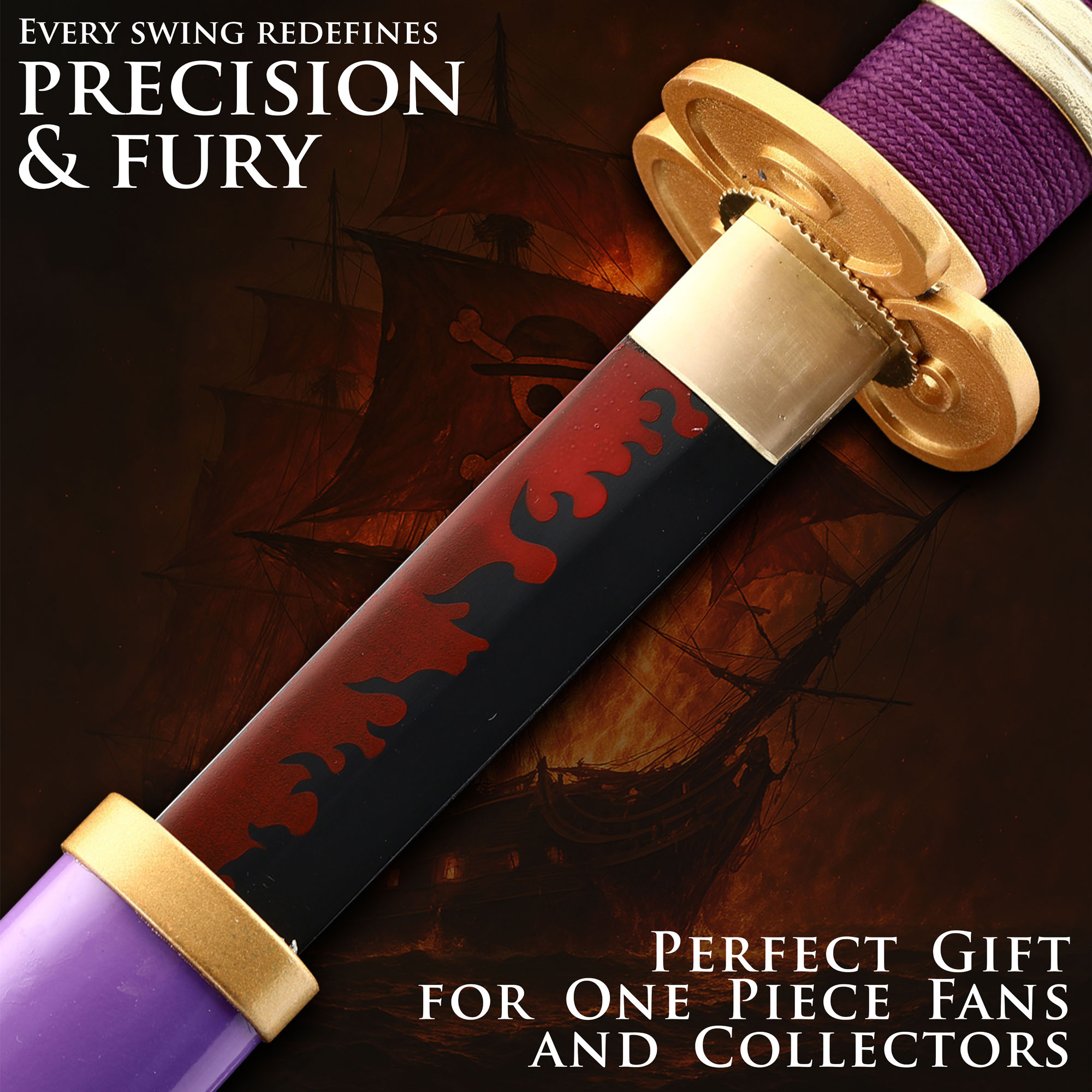 One Piece - Oden's Enma Schwert, lila One Piece - Oden's Enma Schwert, lila