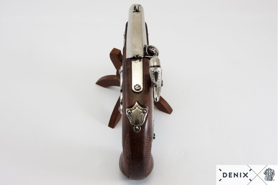 Deringer Pistole, nickelf, Kunstst. Philadelphia, USA 1862