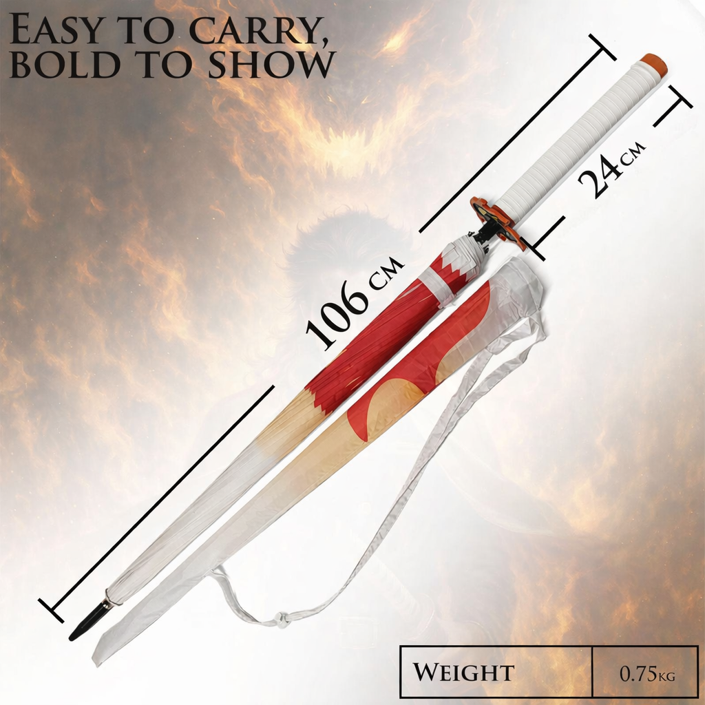 Demon Slayer - Rengoku Kyojuro Katana Regenschirm