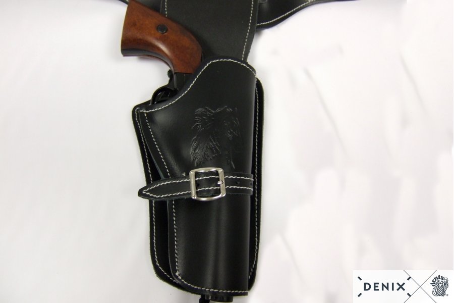 Leather belt, for 1 Colt, including 24 balls