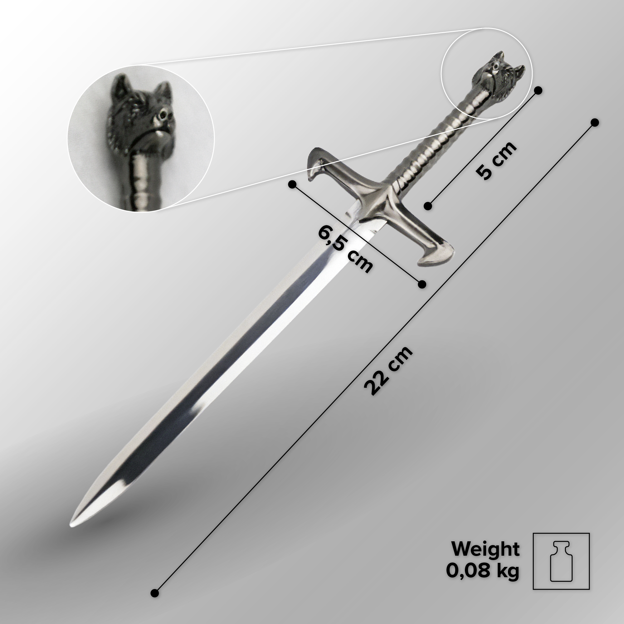 Direwolf Brieföffner