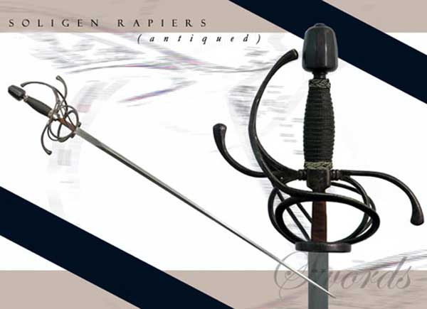 Solingen Rapier antiqued