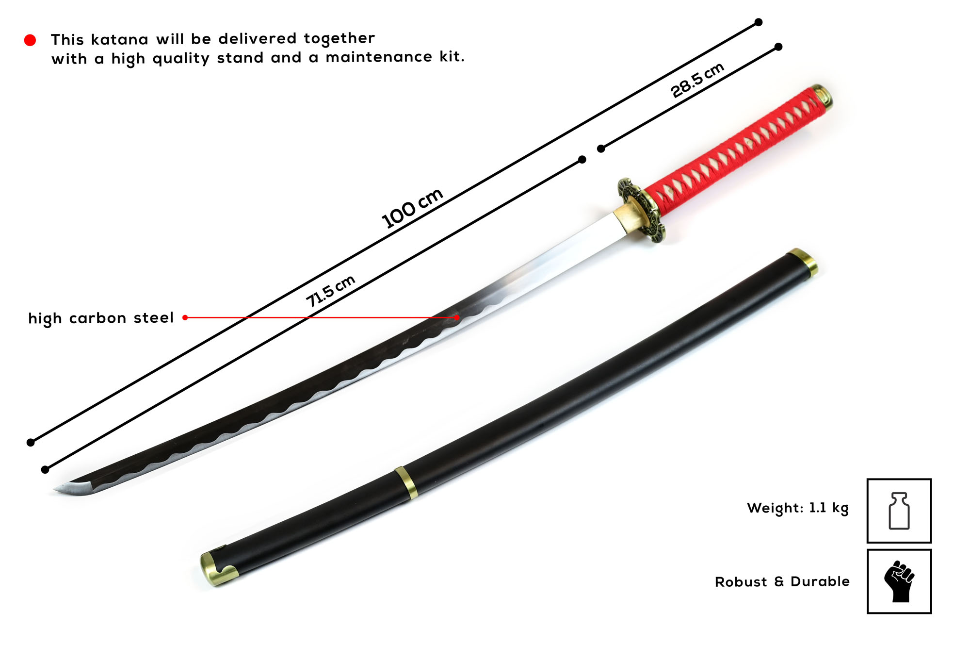 Sword of Ryu Hayabusa handforged