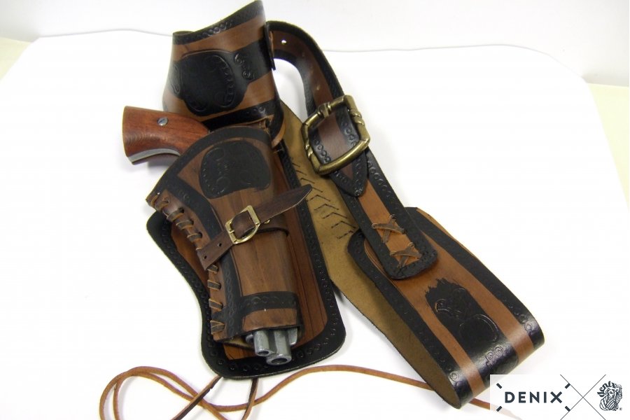 Leather belt including 24 balls, for 1 Colt