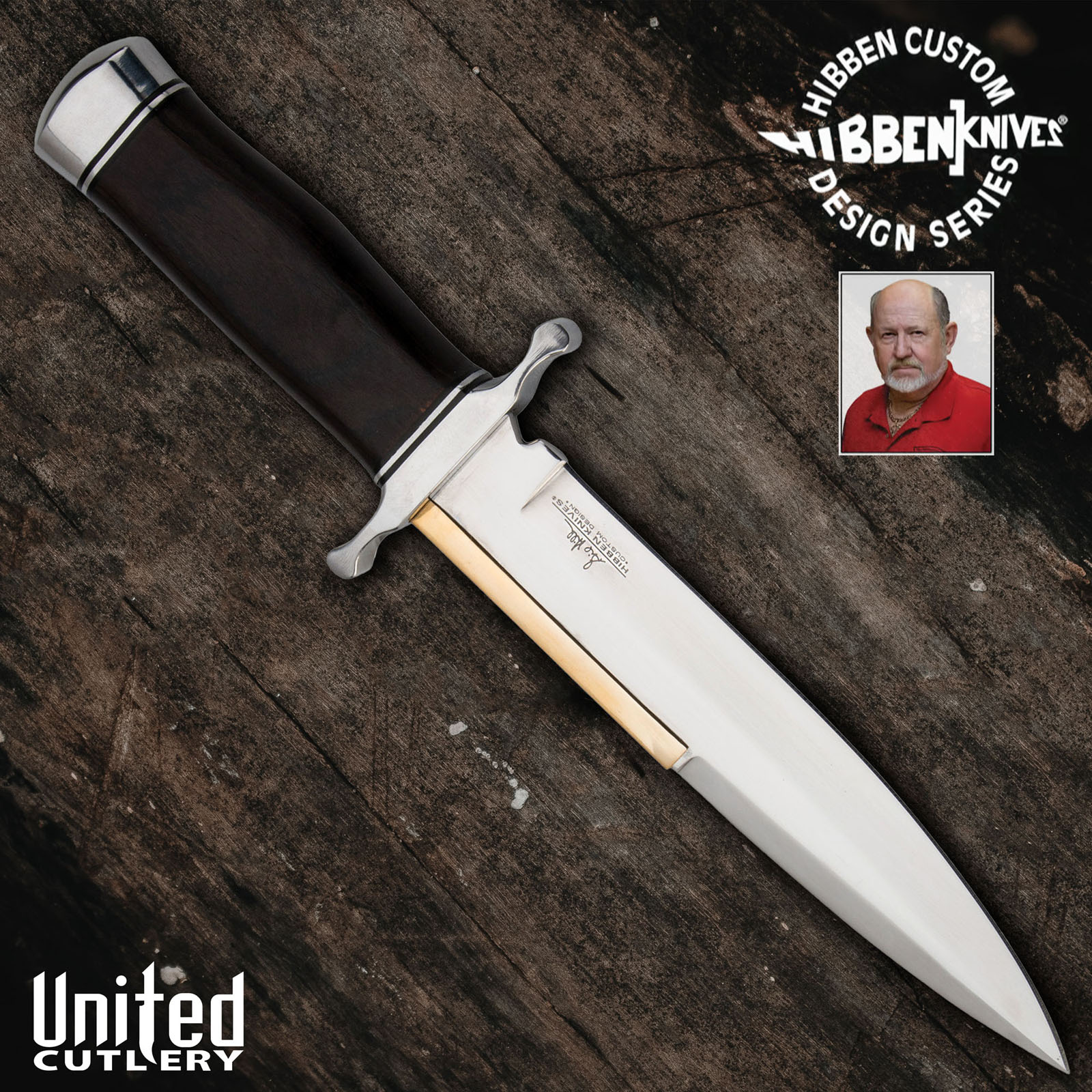 Gil Hibben Old West Stiefelmesser mit festehender Klinge