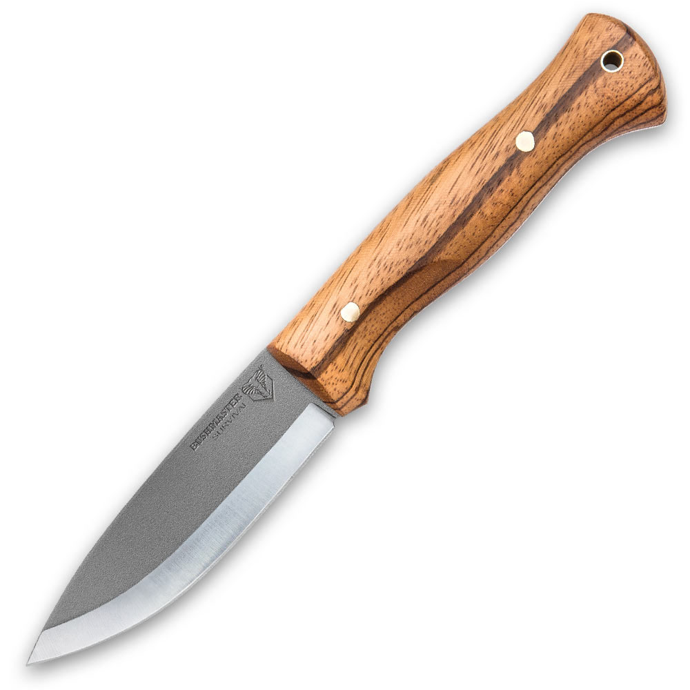 Bushcraft Explorer Knife With Leather Sheath