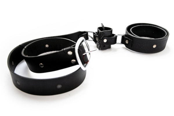 Mittelalterlicher Gürtel, klein, schwarz