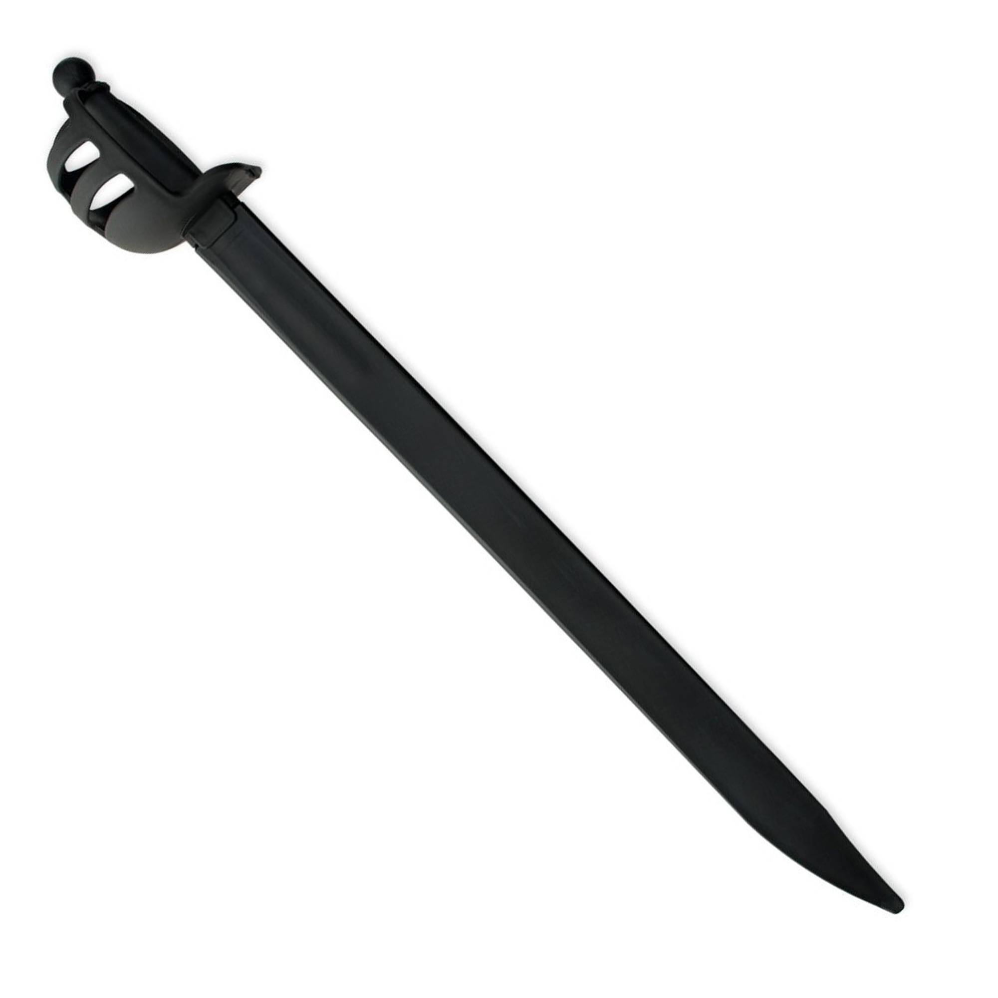 Synthetisches Cutlass-Fechtschwert – Schwarze Klinge