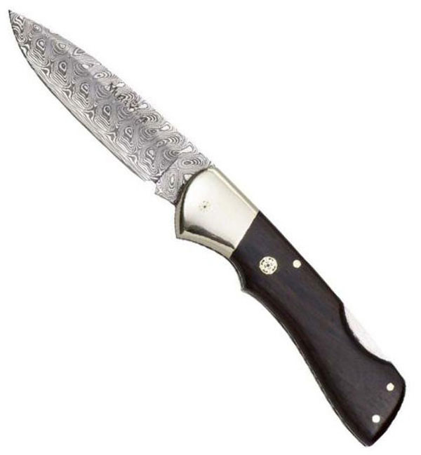 Muela Damascus Pocket Knife