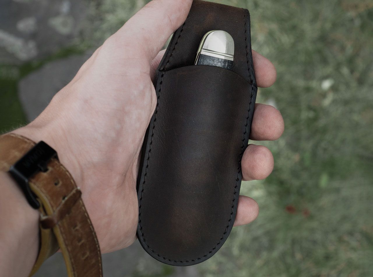 Magnet-Stecketui Braun Groß