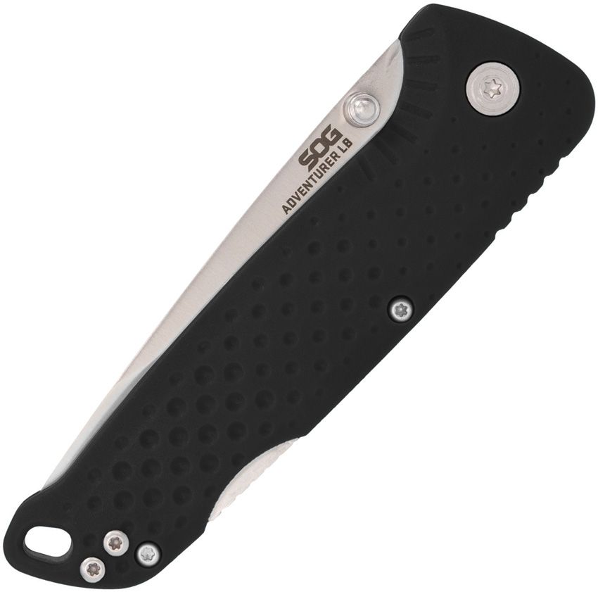 Adventurer Black Handle, Satin Blade