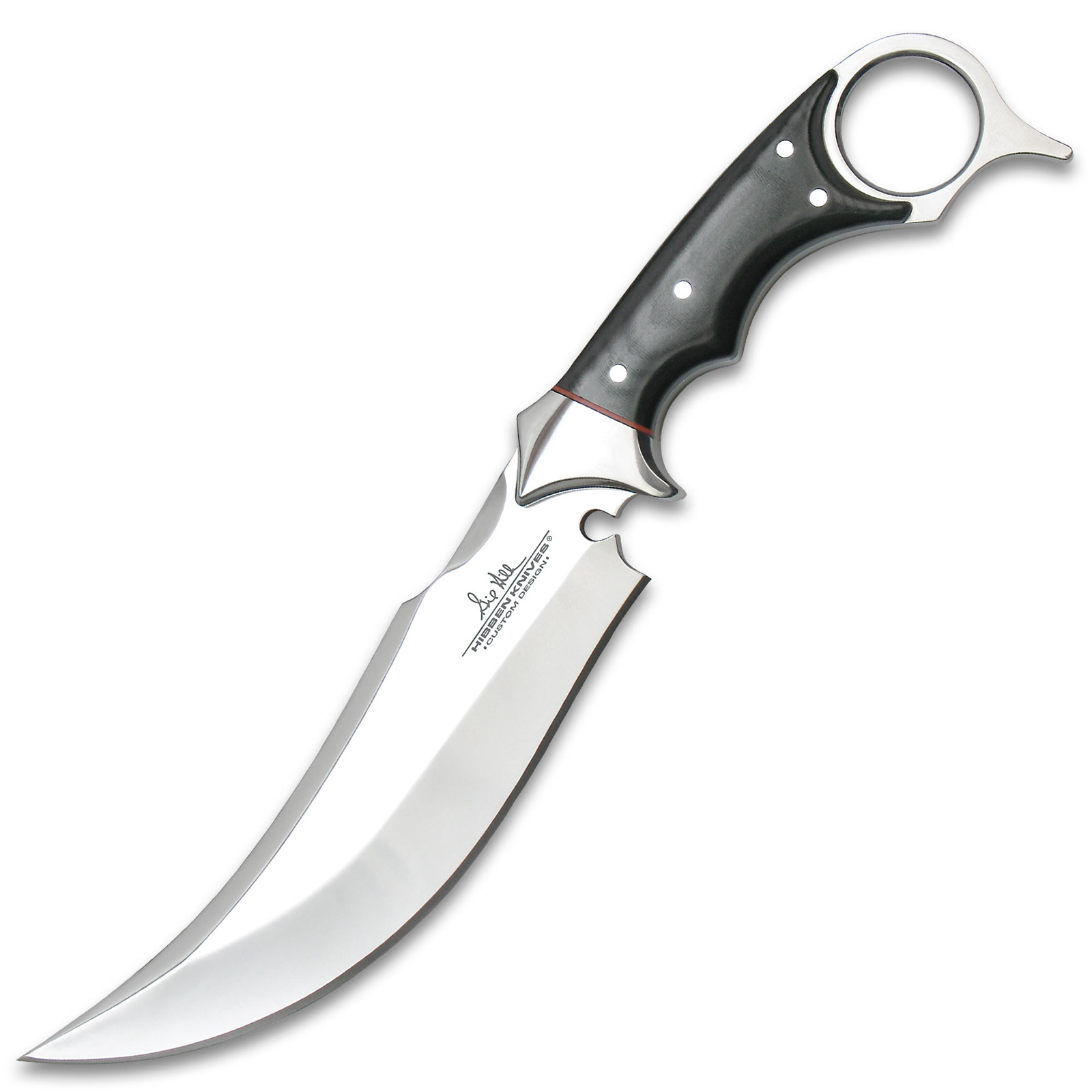 Hibben Schwarzes Micarta Karambit mit Scheide