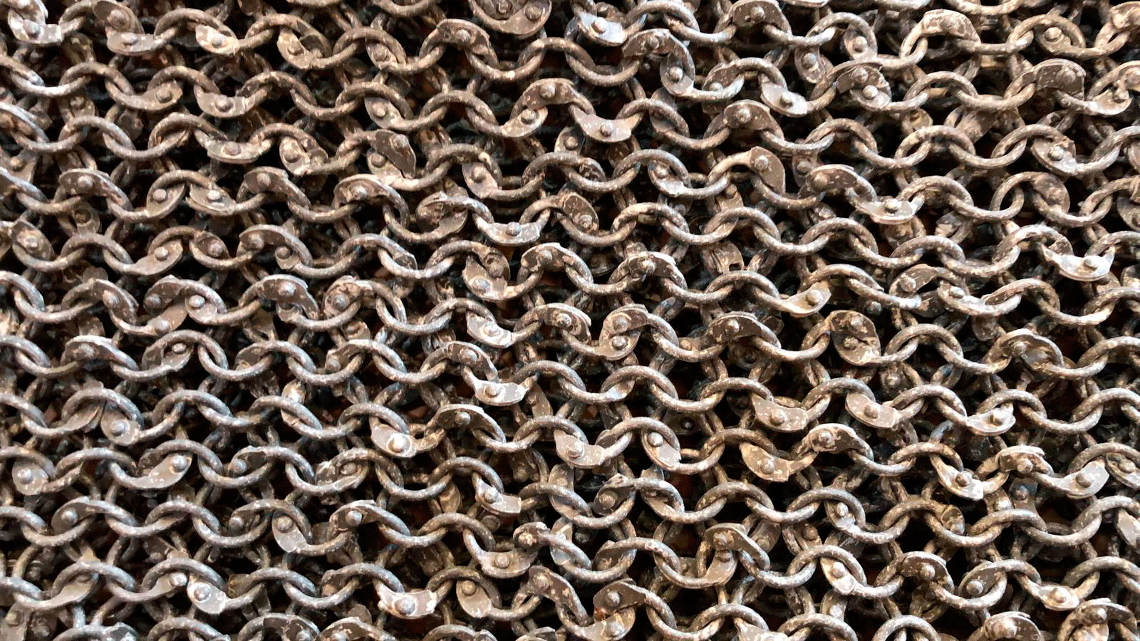 Kettenhemd Tunika - Geschwärztes Aluminium
