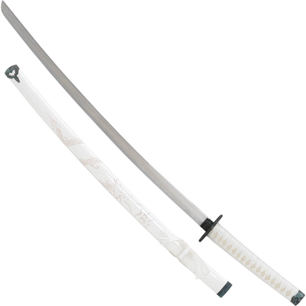 Katana white Dragon