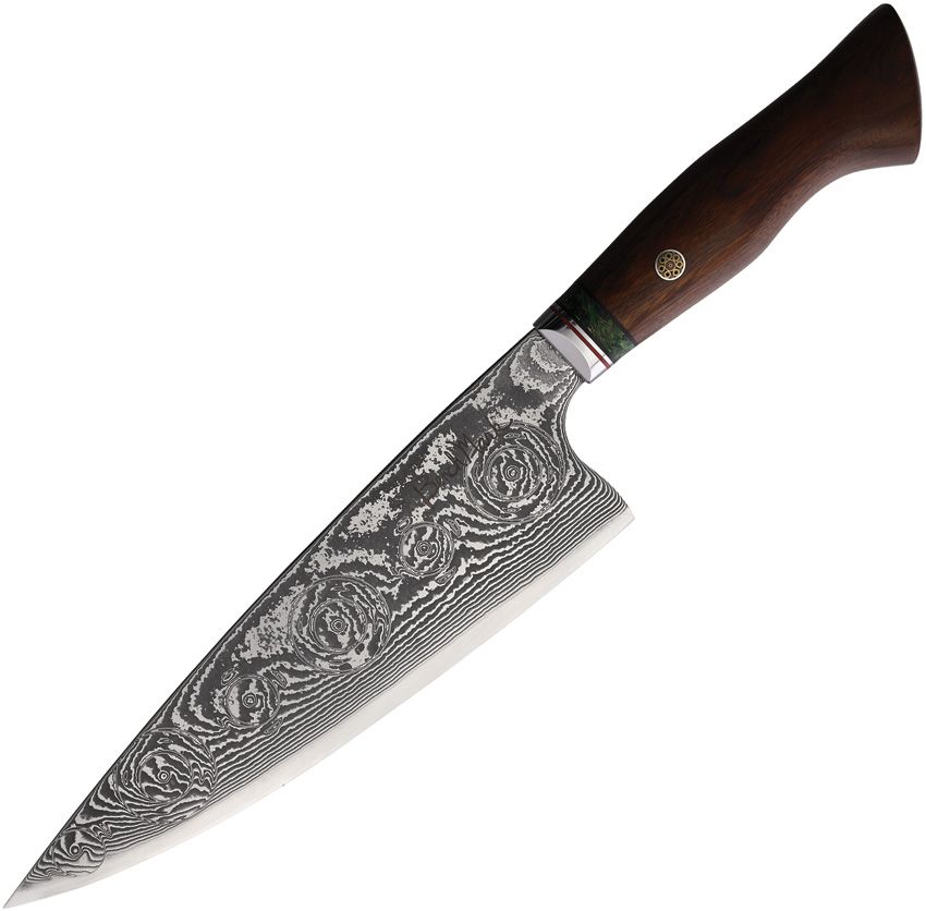 Kochmesser Rose Damast