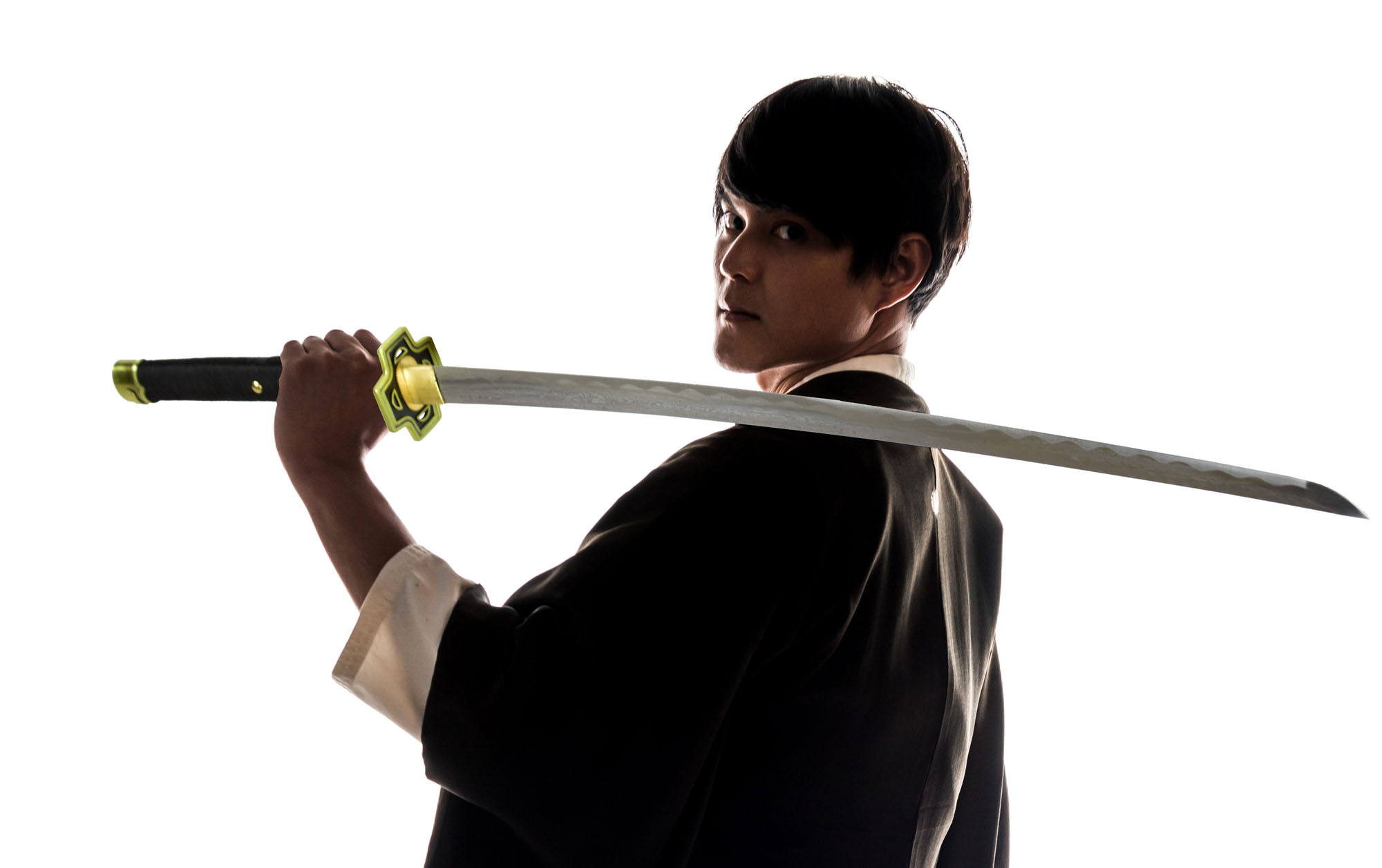 One Piece - Trafalgar Law Schwert, schwarz - gefaltet - Set