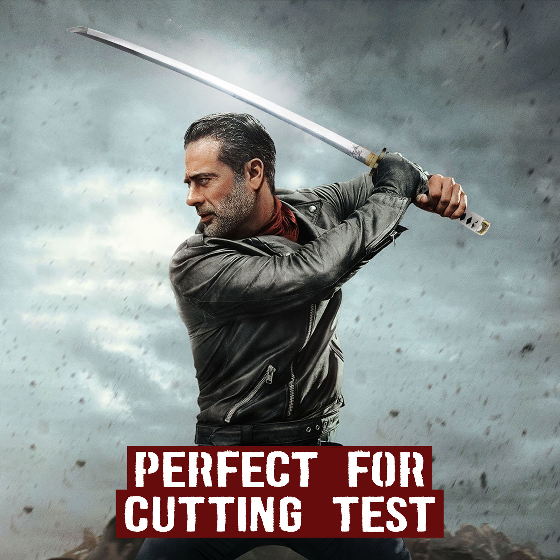 The Walking Dead Katana - handgeschmiedet, gefaltet - Set