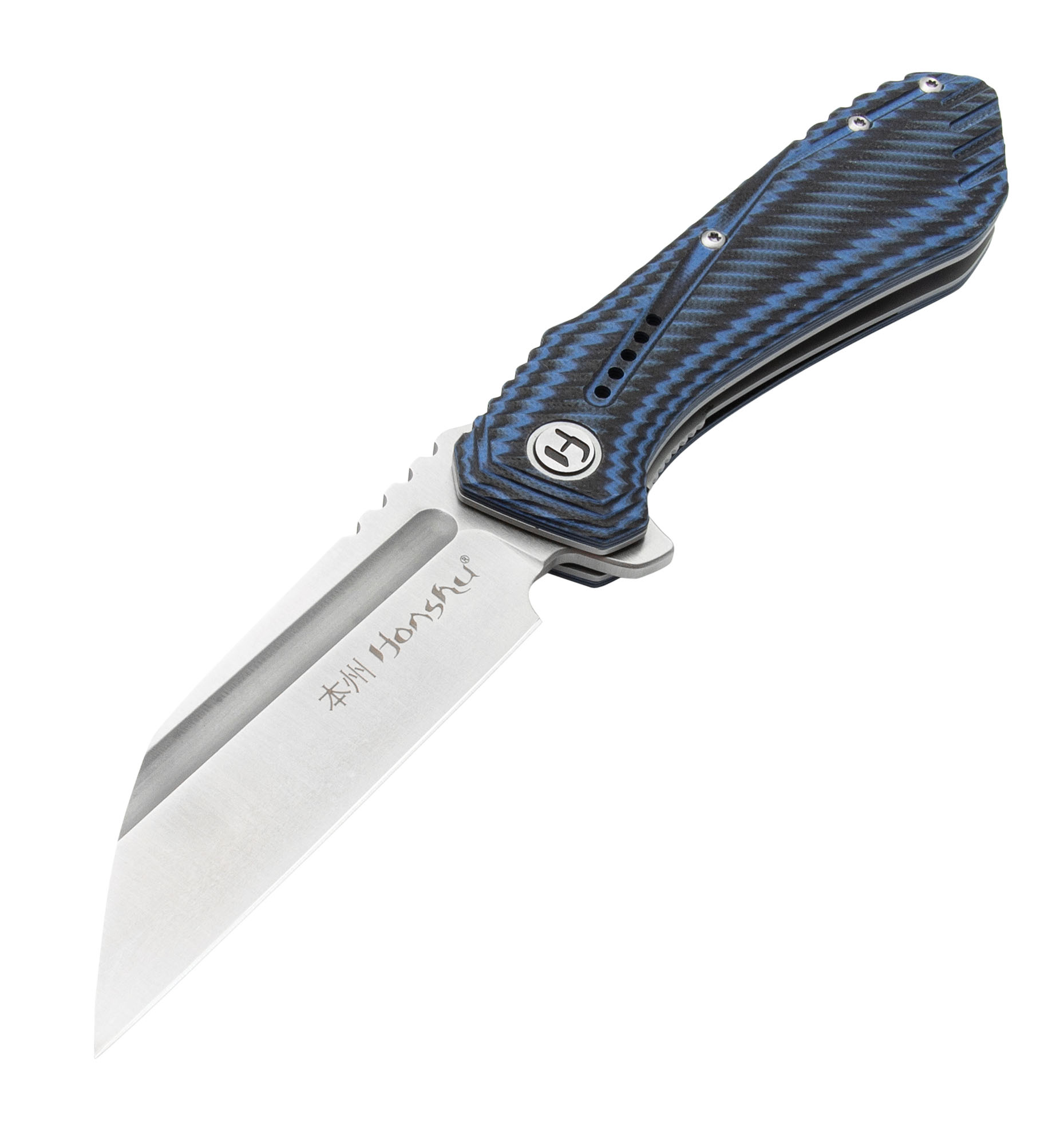 Honshu Sumorusodo Pocket Knife - Black/Blue