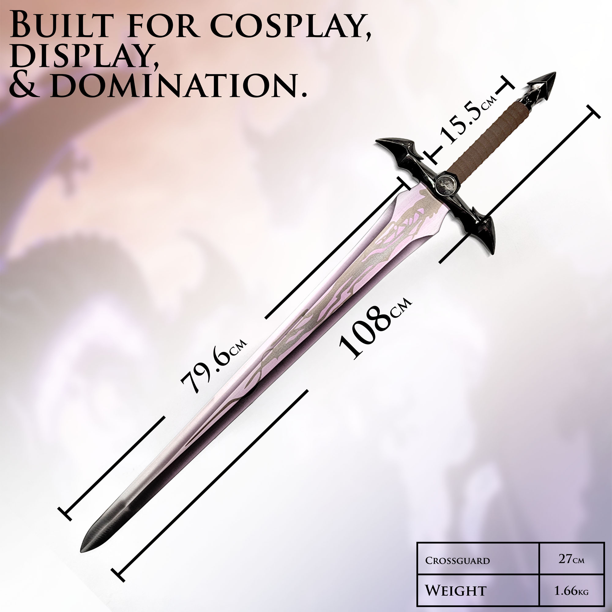 Solo Leveling: Sung Jinwoo's "Black Heart" Demon King Longsword