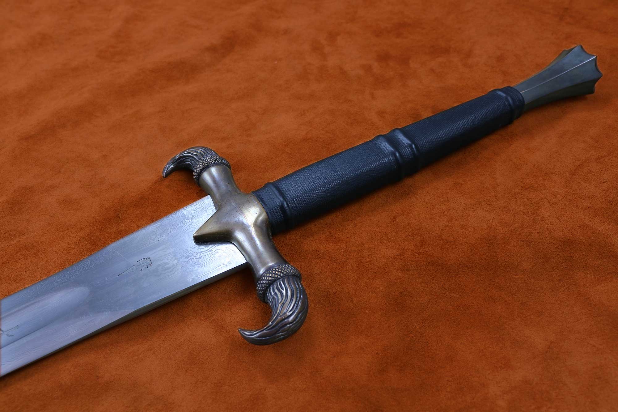 Erland Sword Folded Steel Blade 