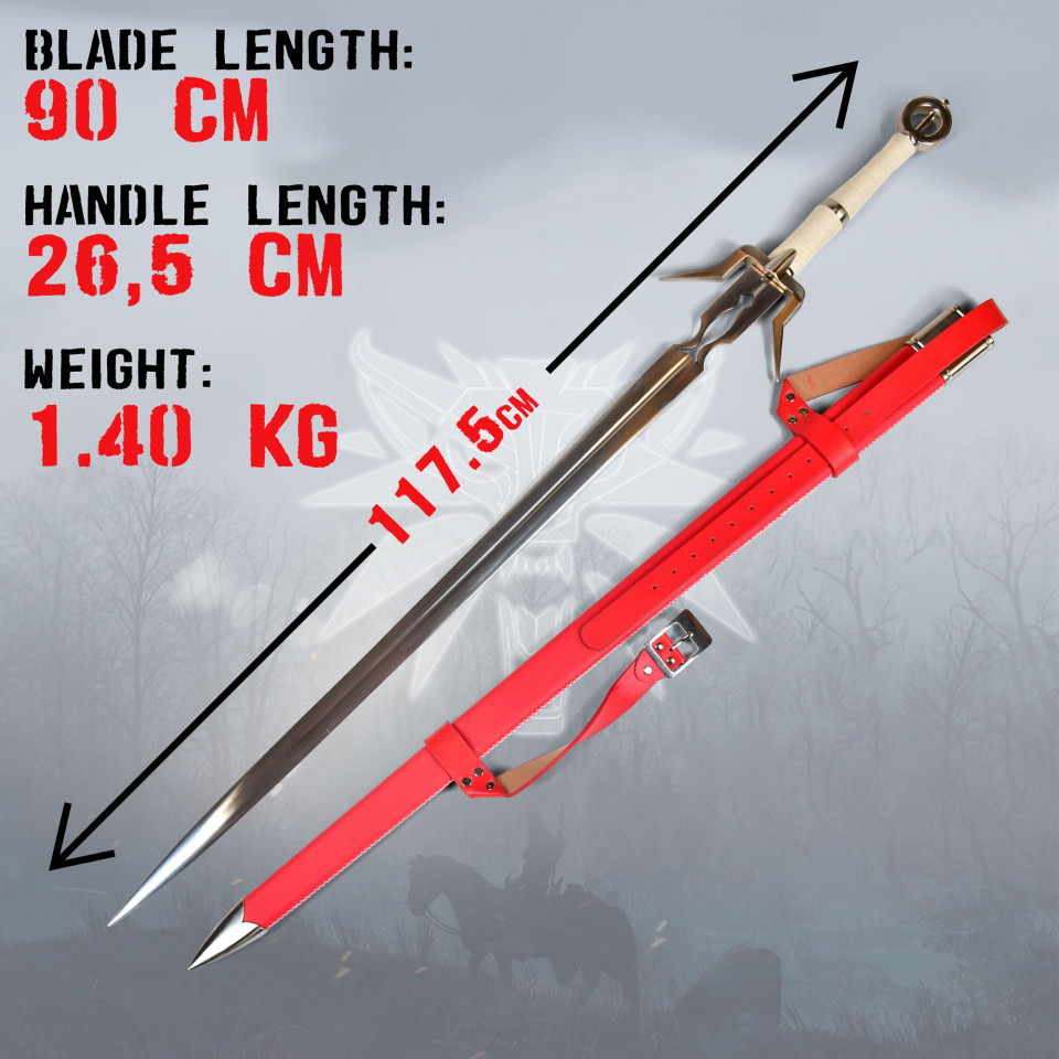 Witcher - Steel + Silver Sword + Ciri's Sword with Sheath (Bundle)