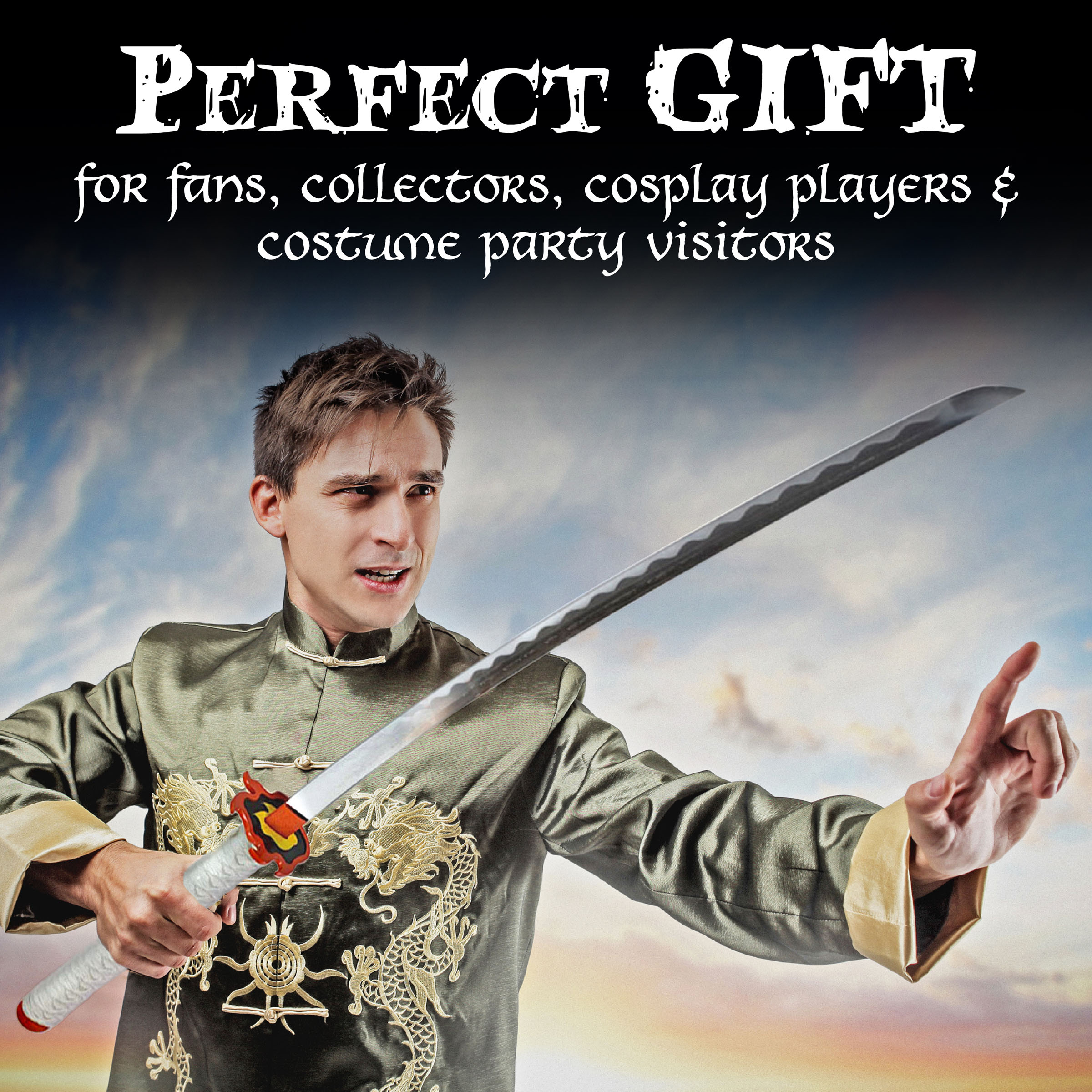 Demon Slayer: Kimetsu no Yaiba - Rengoku Kyoujurou Schwert - handgeschmiedet und gefaltet, Set