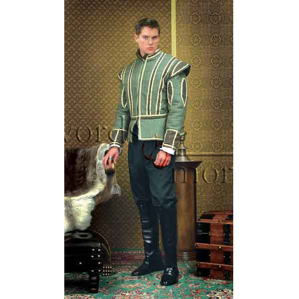 King Henry Green Doublet Size S