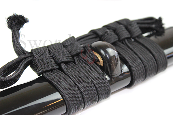 Wave Wakizashi (No Bo-hi) Square Tsuba