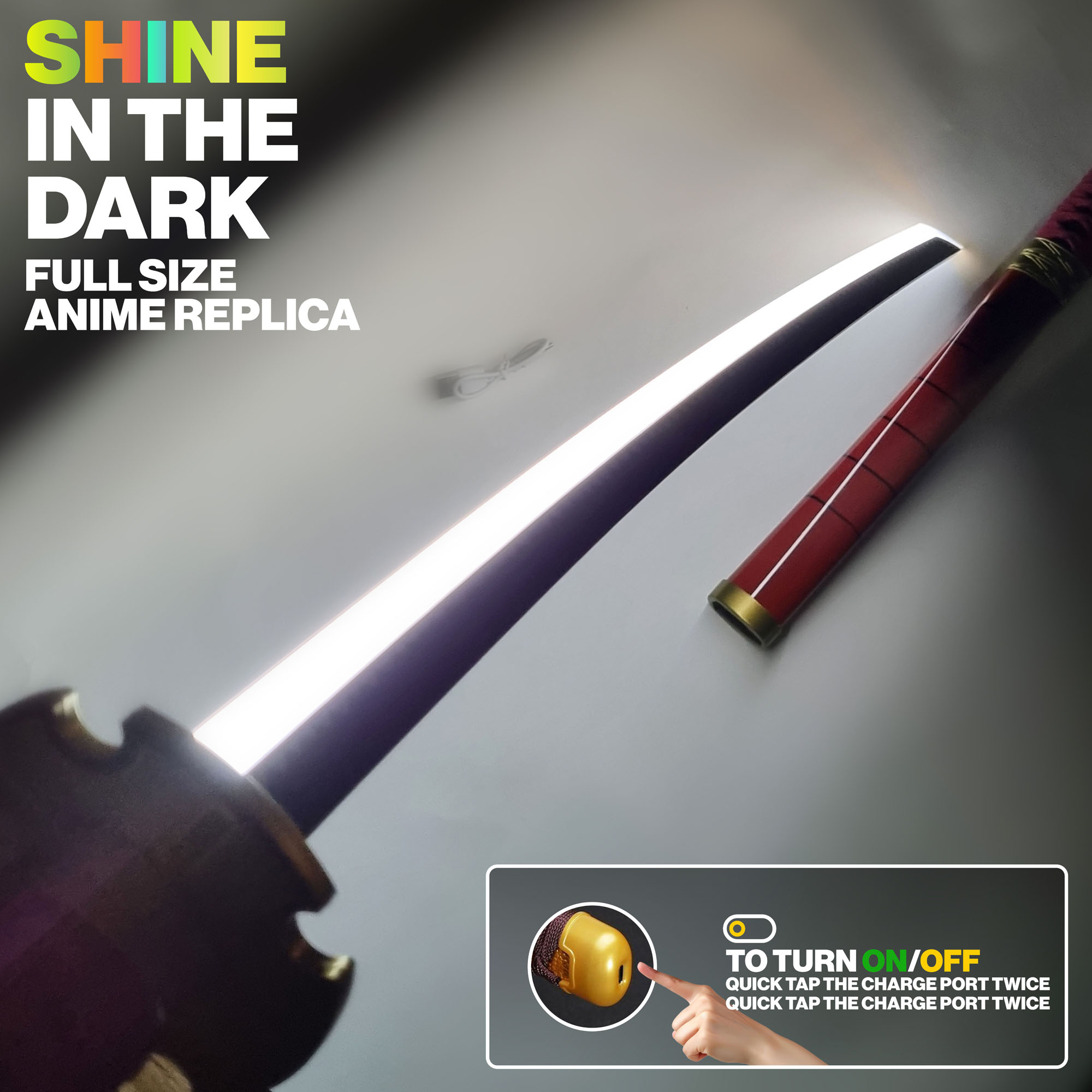 One Piece - Sandai Kitetsu Katana - LED Version