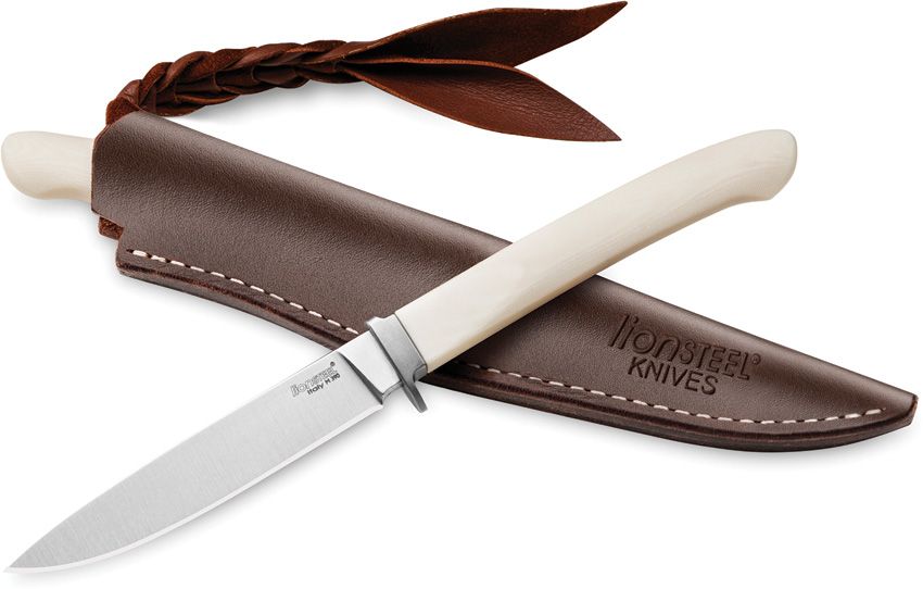 AGO Fixed Blade White Micarta