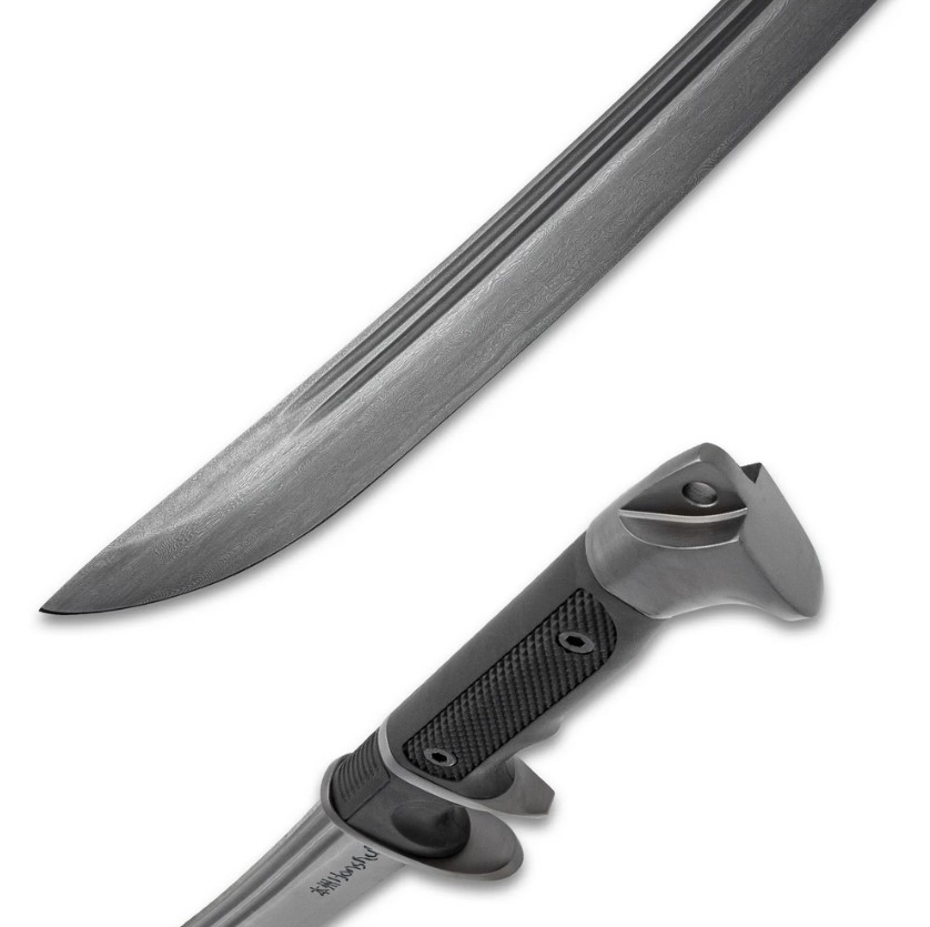 Honshu Damascus Sub-hilt Wakizashi And Sheath