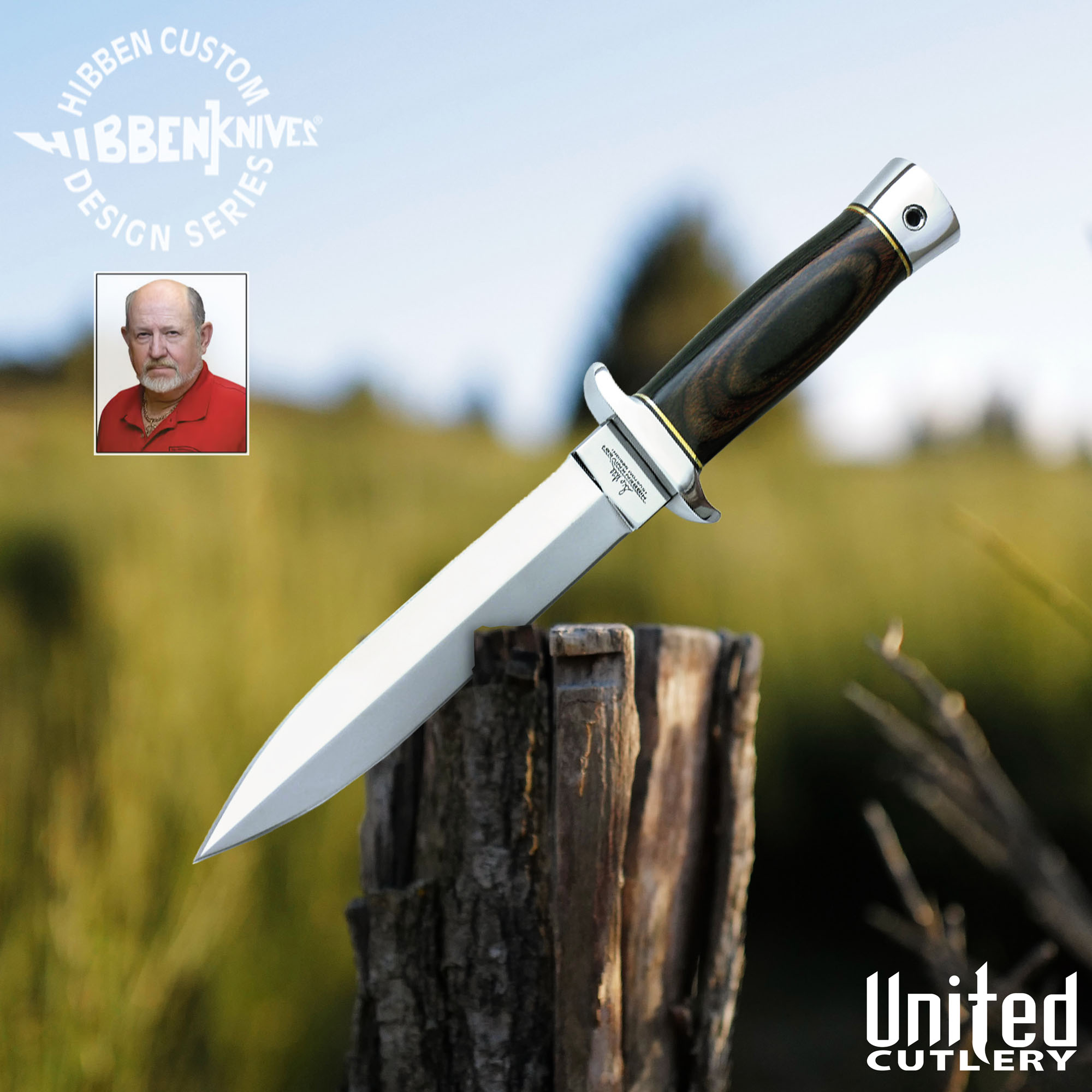 Hibben Double Edge Boot Knife