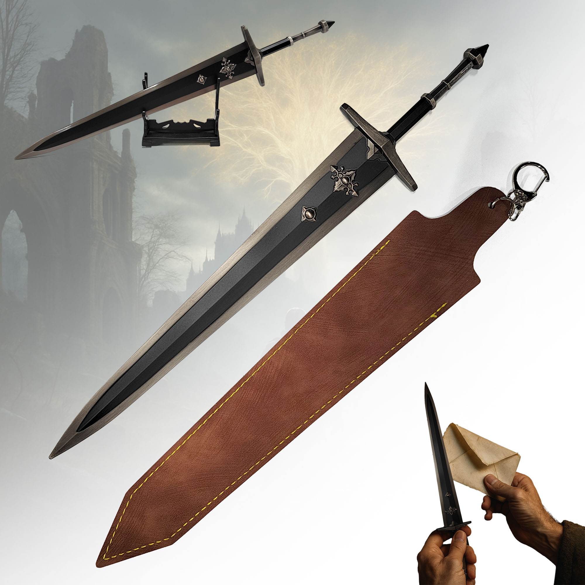 Elden Ring - Greatsword of Solitude, XL Brieföffnerversion