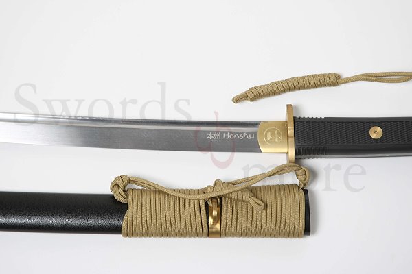 Honshu Full Tang Tactical Wakizashi with sheath