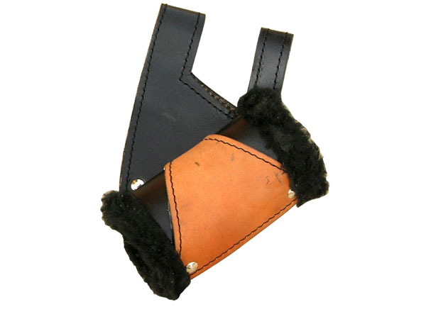 Sword Holder Black Fur Left Hand Black Brown