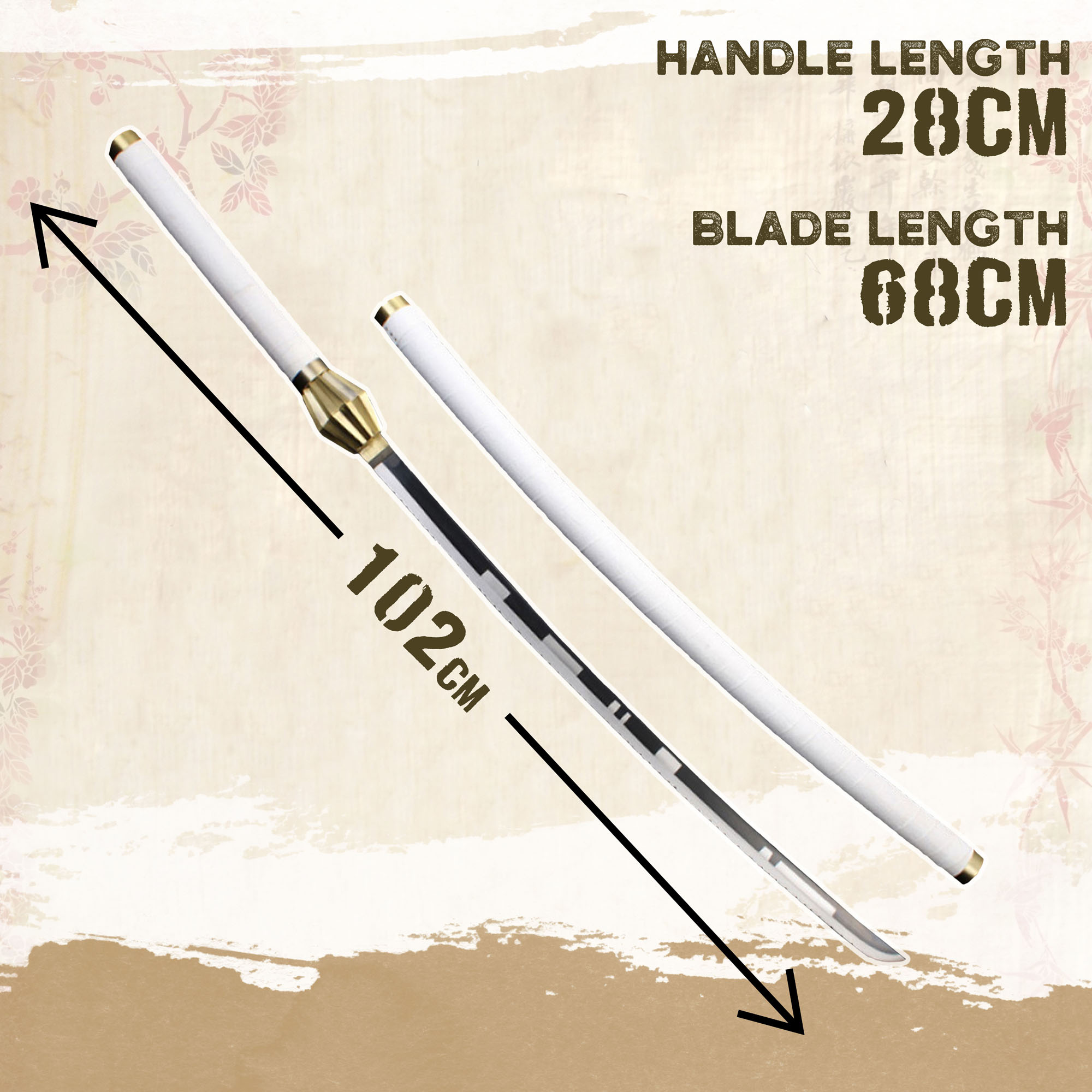 Bleach Zaraki Kenpachi Zanpakuto Sword, Used Version