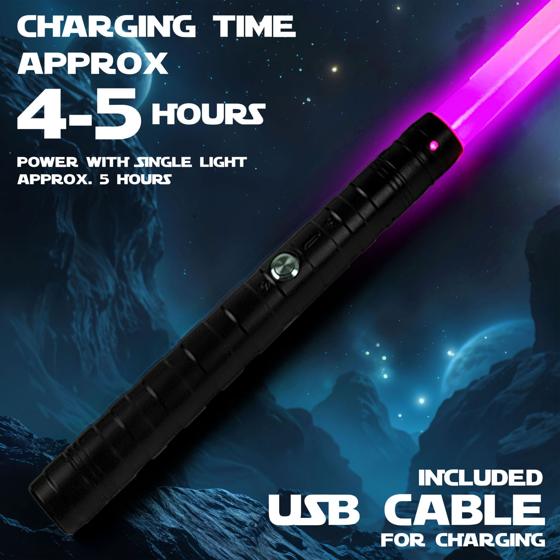 2 Bundle - Galactic Shadow Light Saber – The Power is in Your Hands