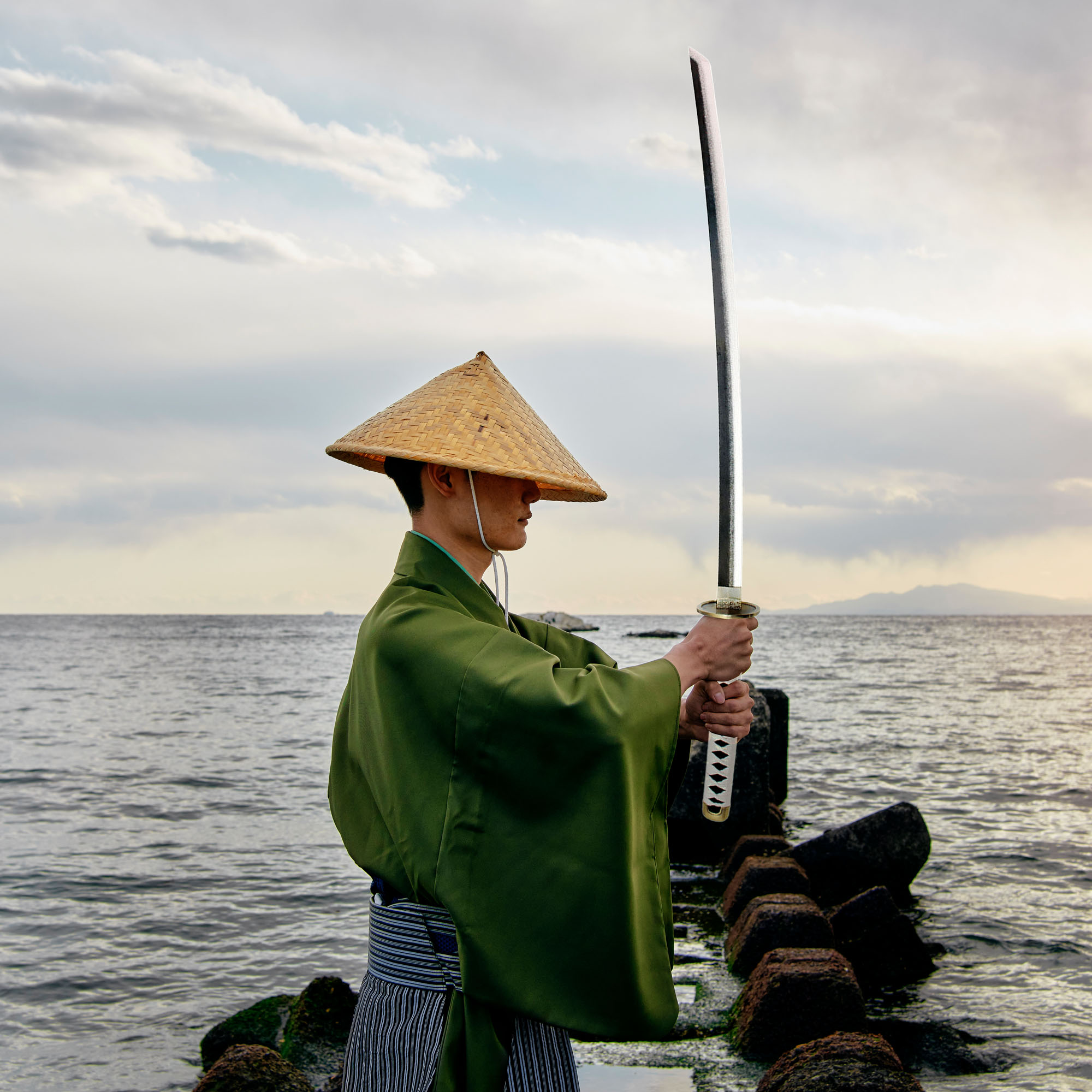 One Piece - Wado-Ichi-Monji Katana aus Holz mit Scheide